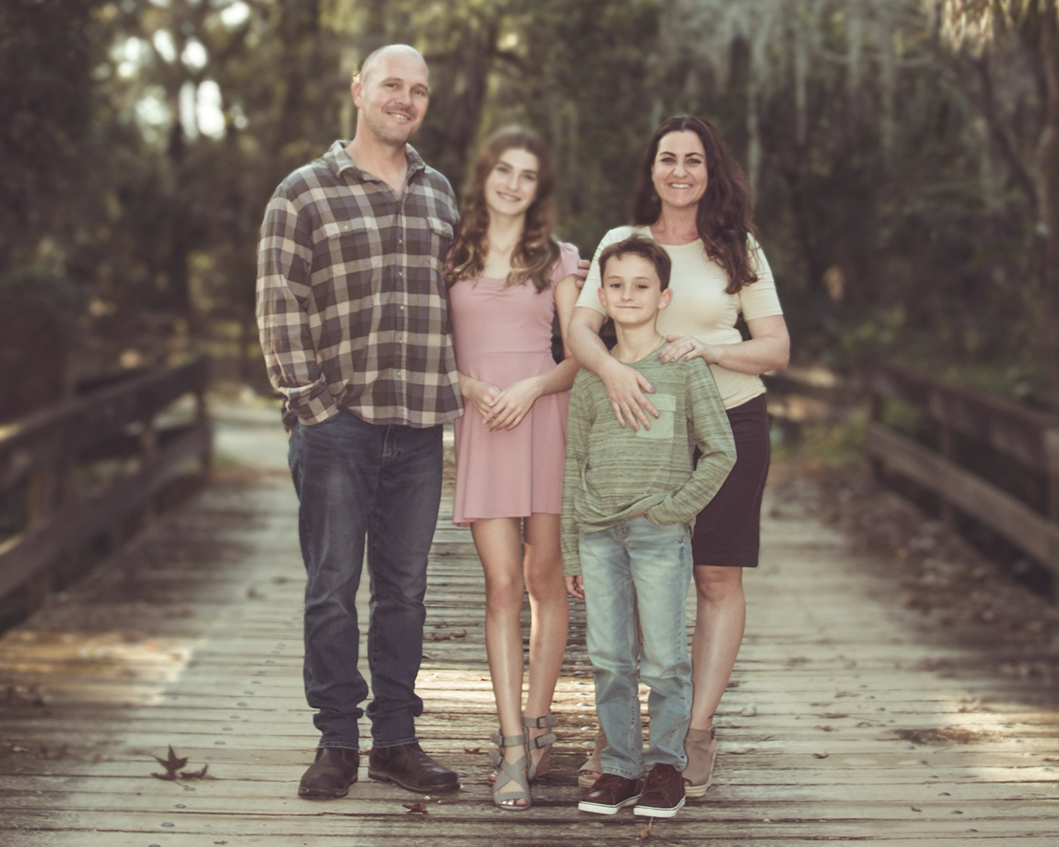 Crissa with her family
